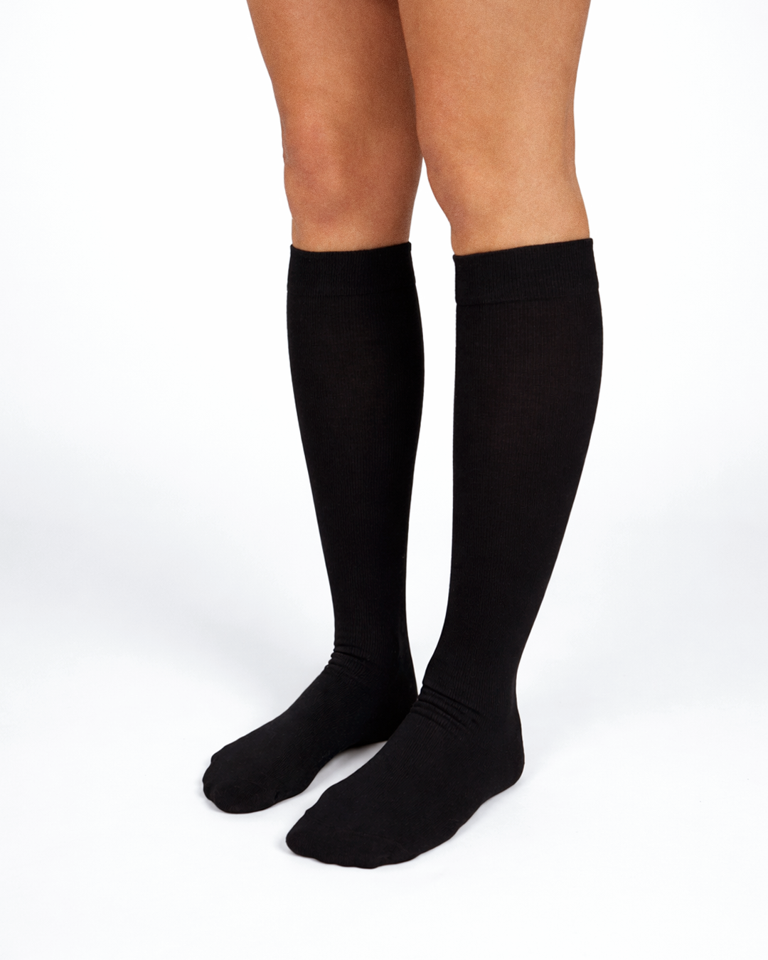 Black Opaque Extra Soft Compression Socks