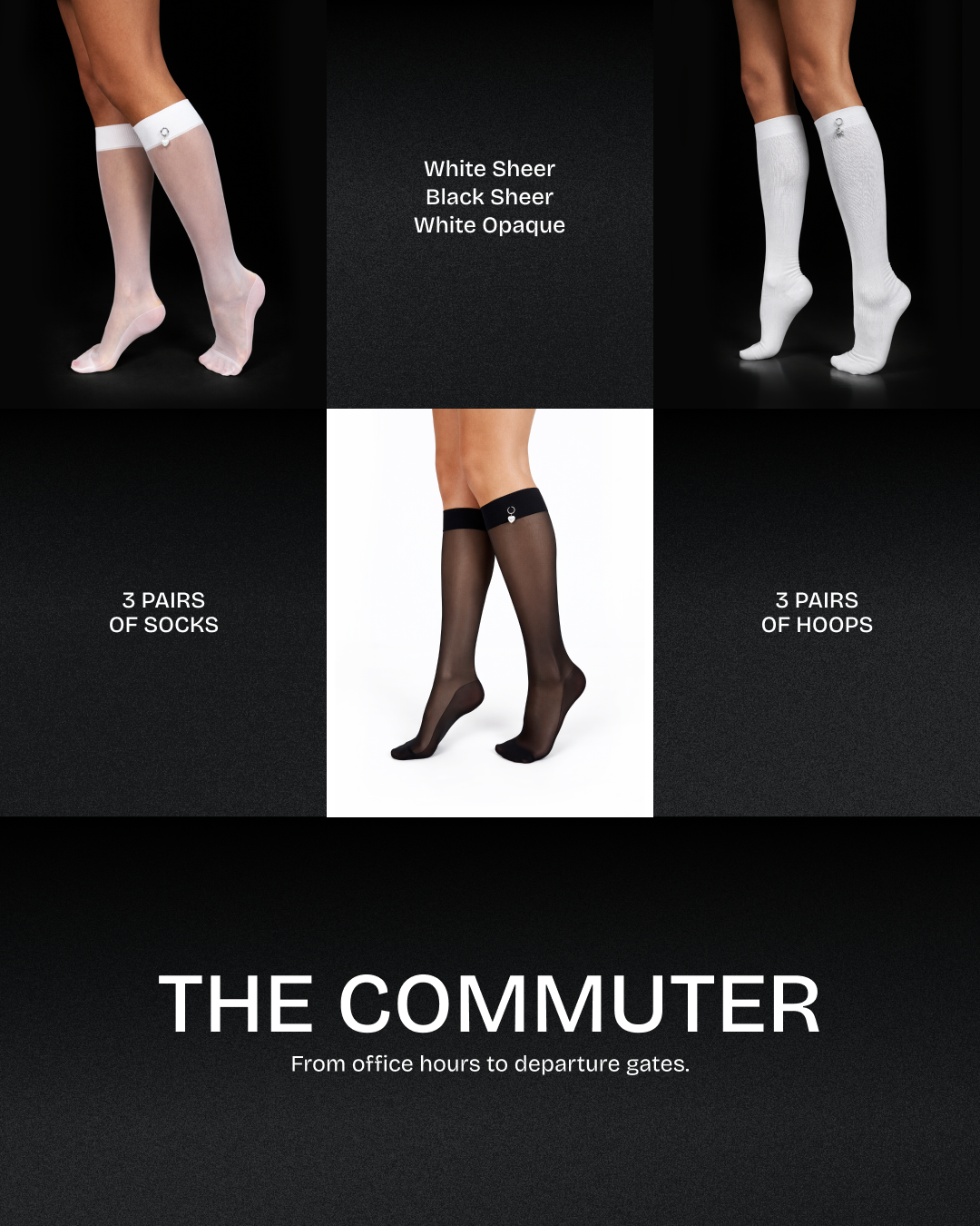 Commuter Compression Sock Set