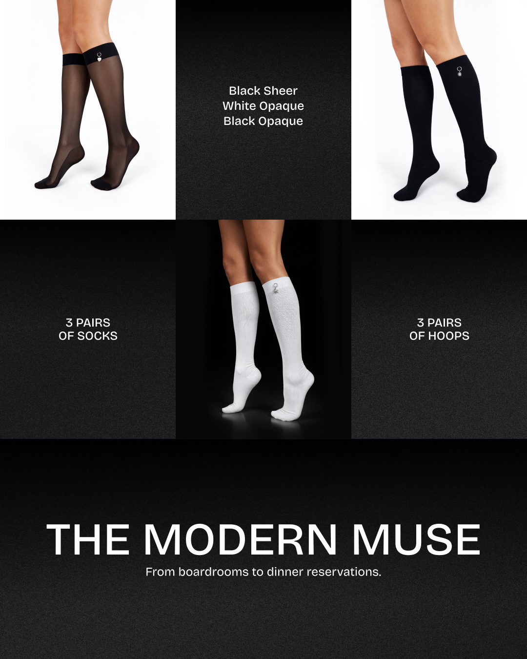 Modern Muse Compression Sock Set